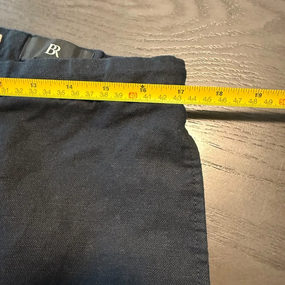 Banana Republic Women’s Linen/cotton Black Pants Size M‎